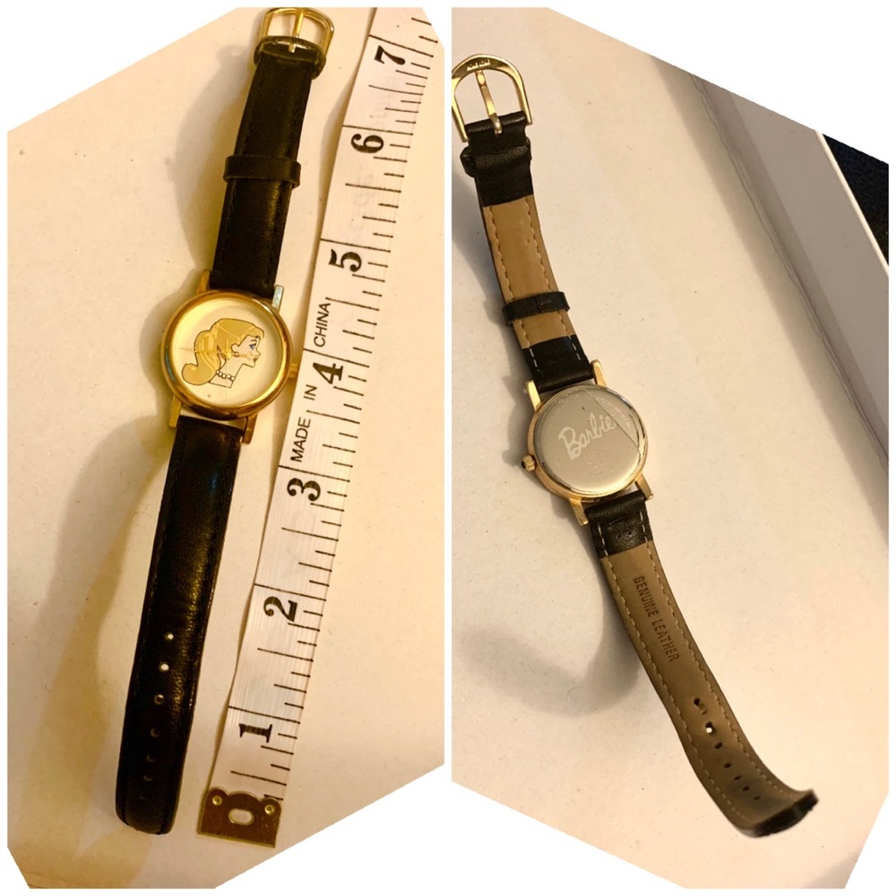 Vintage Barbie Watch - genuine leather band - Picture 2 of 8